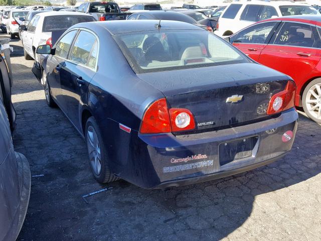 1G1ZB5E14BF328322 - 2011 CHEVROLET MALIBU LS ლურჯი ფოტო 3