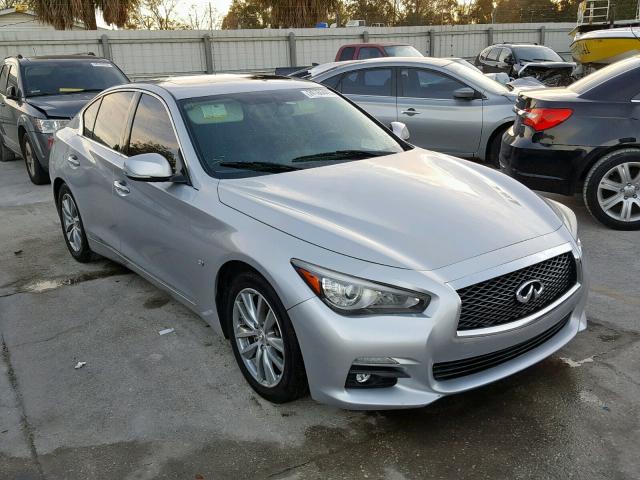 JN1BV7AP5EM683928 - 2014 INFINITI Q50 BASE SILVER photo 1