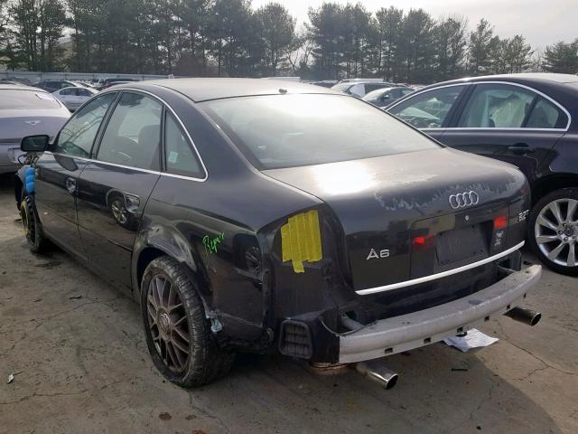 WAULD64B23N002143 - 2003 AUDI A6 2.7T QU BLACK photo 3