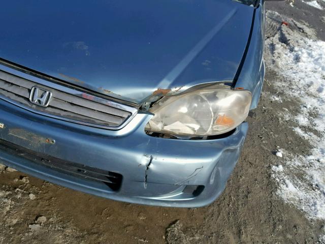 2HGEJ6611YH554405 - 2000 HONDA CIVIC BASE Mavi foto 9