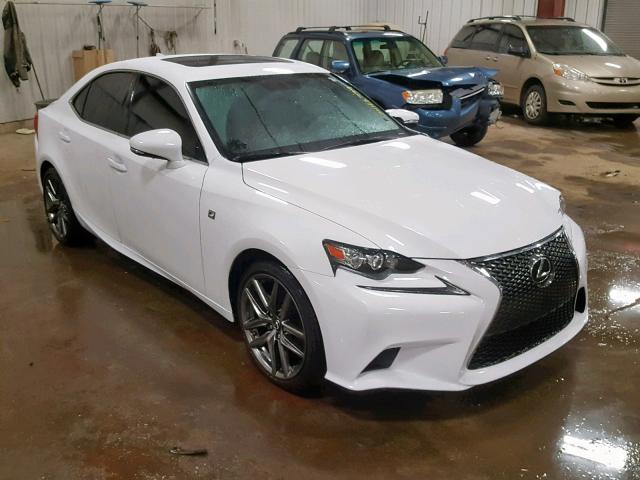 JTHCF1D27E5010434 - 2014 LEXUS IS 250 WHITE photo 1