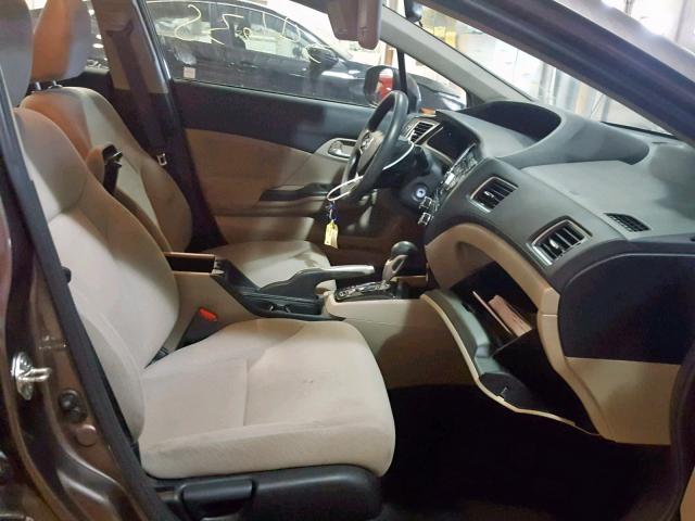 2HGFB2F55DH513654 - 2013 HONDA CIVIC LX 灰色 照片 5