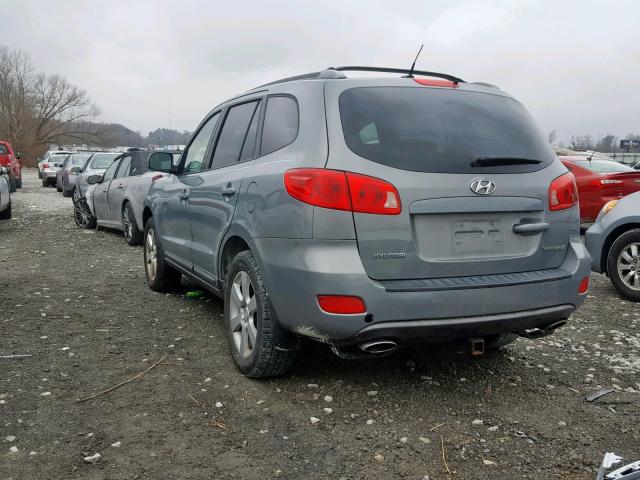 5NMSH13E97H098809 - 2007 HYUNDAI SANTA FE S TEAL photo 3