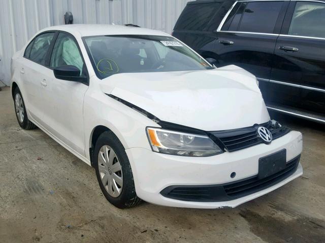 3VW2K7AJ6DM266562 - 2013 VOLKSWAGEN JETTA BASE Սպիտակ լուսանկար 1