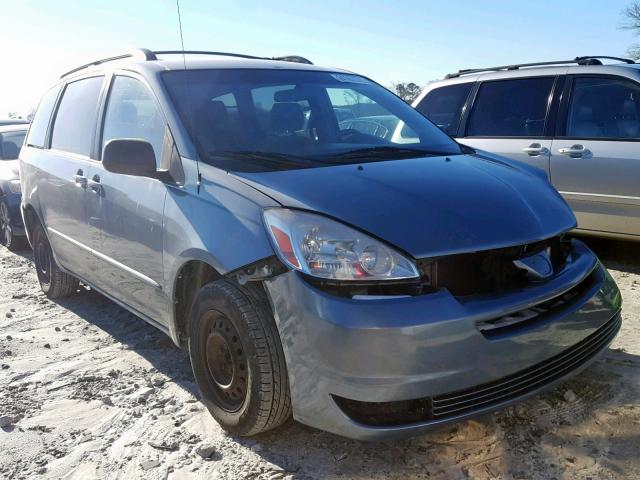 5TDZA23C54S037263 - 2004 TOYOTA SIENNA CE WHITE photo 1