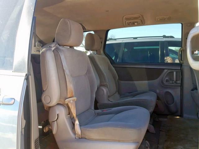 5TDZA23C54S037263 - 2004 TOYOTA SIENNA CE WHITE photo 6