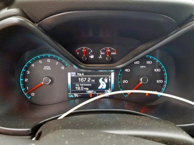 1GCGSCEN6J1229695 - 2018 CHEVROLET COLORADO L SILVER photo 8