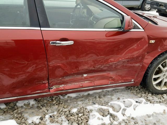 1G1ZK57708F266427 - 2008 CHEVROLET MALIBU LTZ წითელი ფოტო 9