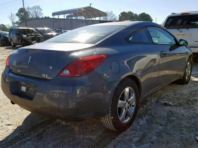 1G2ZH17N784183168 - 2008 PONTIAC G6 GT GRAY photo 4