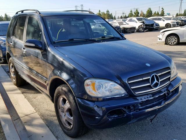 4JGAB54E82A361518 - 2002 MERCEDES-BENZ ML 320 BLUE photo 1