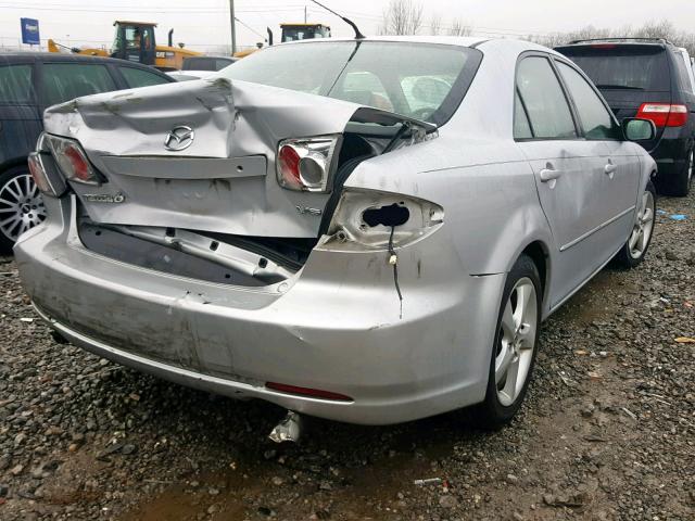 1YVHP80D665M39841 - 2006 MAZDA 6 S SILVER photo 4