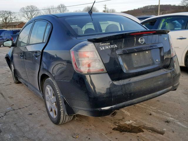 3N1AB6AP7AL706418 - 2010 NISSAN SENTRA 2.0 BLACK photo 3