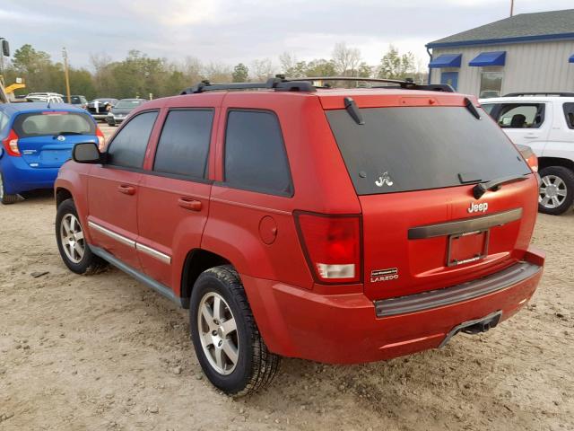 1J8GS48K29C543392 - 2009 JEEP GRAND CHER RED photo 3