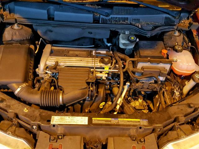 1G8AG52FX4Z215640 - 2004 SATURN ION LEVEL BURGUNDY photo 7