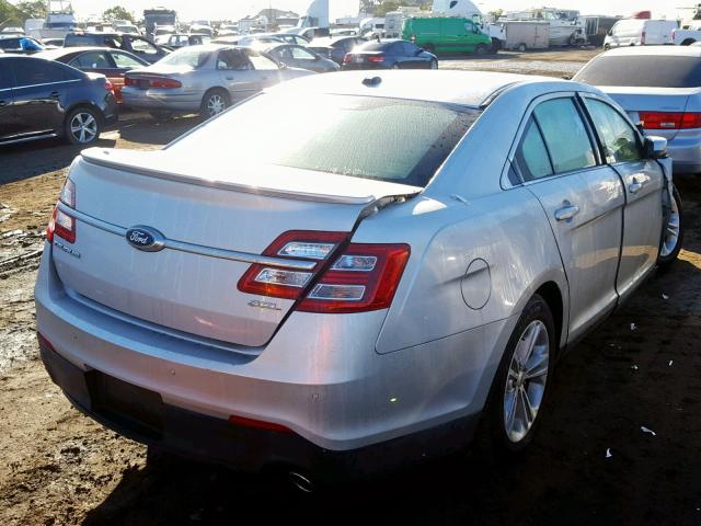 1FAHP2E85FG163466 - 2015 FORD TAURUS SEL SILVER photo 4