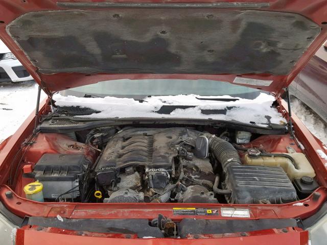 2D4FV48V45H130243 - 2005 DODGE MAGNUM SXT BURGUNDY photo 7