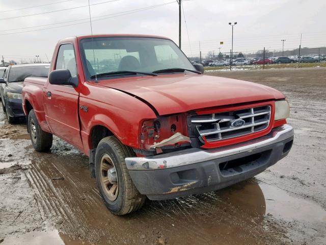 1FTYR10U91PA80778 - 2001 FORD RANGER RED photo 1