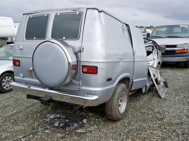 B21BF7X167091 - 1977 DODGE B20 VAN SILVER photo 4