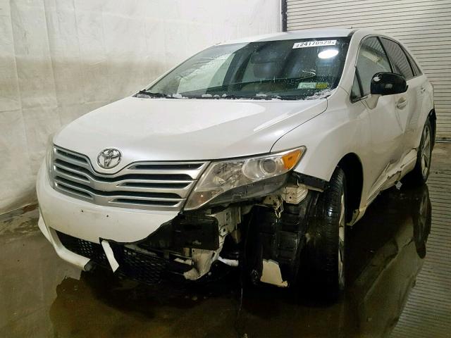 4T3BK3BB4AU043191 - 2010 TOYOTA VENZA BASE WHITE photo 2