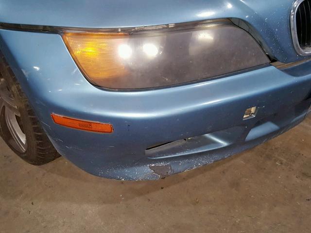 4USCH732XWLE07694 - 1998 BMW Z3 1.9 BLUE photo 9