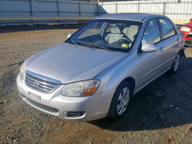 KNAFE121685577070 - 2008 KIA SPECTRA EX SILVER photo 2