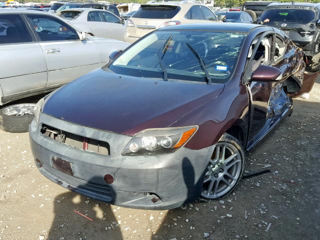 JTKDE167680268617 - 2008 TOYOTA SCION TC 勃艮第红 照片 2