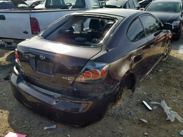 JTKDE167680268617 - 2008 TOYOTA SCION TC 勃艮第红 照片 4