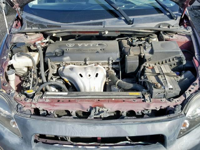 JTKDE167680268617 - 2008 TOYOTA SCION TC 勃艮第红 照片 7