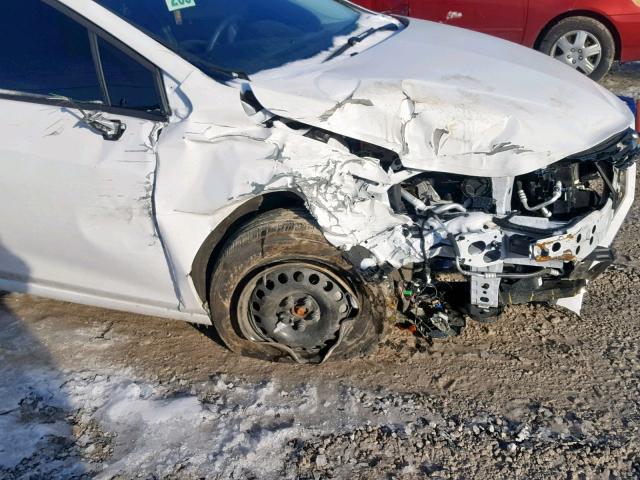 1G1BC5SM1J7170270 - 2018 CHEVROLET CRUZE LS WHITE photo 9