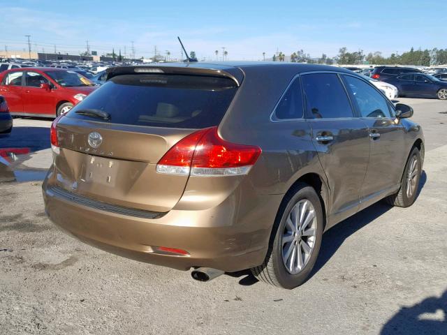 4T3ZA3BB2AU025676 - 2010 TOYOTA VENZA BASE SILVER photo 4