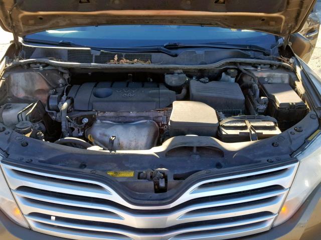 4T3ZA3BB2AU025676 - 2010 TOYOTA VENZA BASE SILVER photo 7