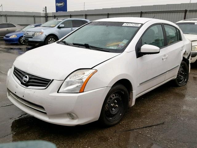 3N1AB6AP4AL728537 - 2010 NISSAN SENTRA 2.0 WHITE photo 2