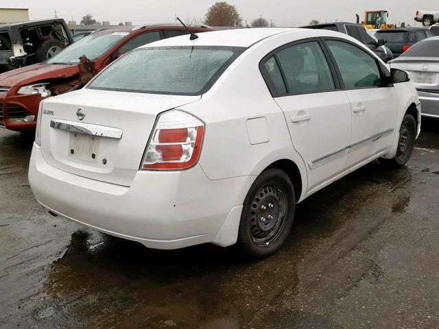 3N1AB6AP4AL728537 - 2010 NISSAN SENTRA 2.0 WHITE photo 4