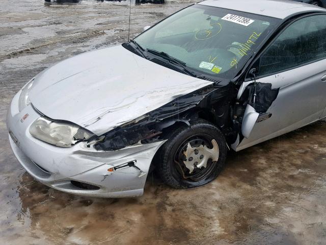 1G8ZY12742Z138312 - 2002 SATURN SC2 SILVER photo 9