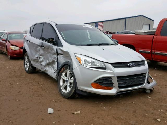 1FMCU0F77EUE23384 - 2014 FORD ESCAPE S SILVER photo 1