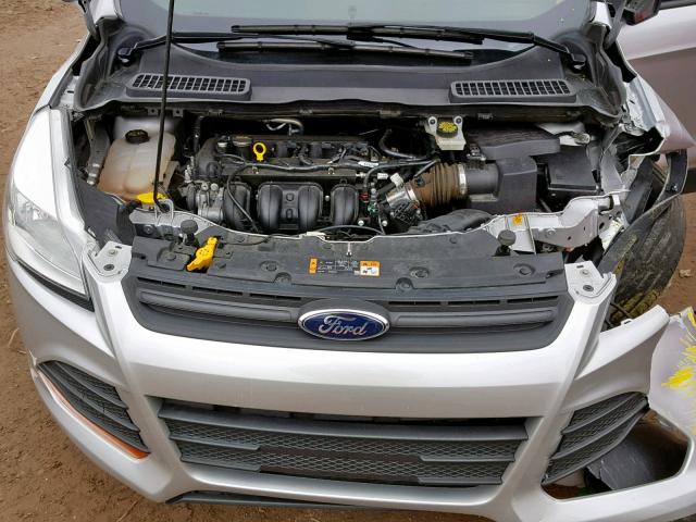 1FMCU0F77EUE23384 - 2014 FORD ESCAPE S SILVER photo 7