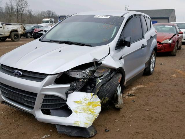 1FMCU0F77EUE23384 - 2014 FORD ESCAPE S SILVER photo 9