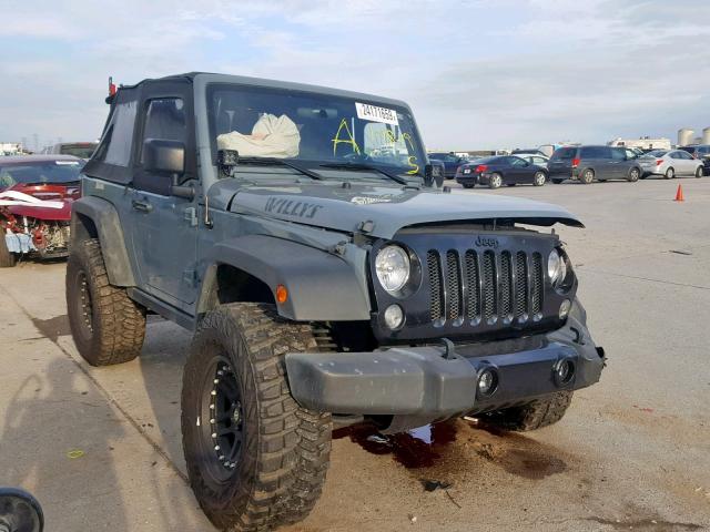 1C4AJWAG6FL539391 - 2015 JEEP WRANGLER S ნაცრისფერი ფოტო 1