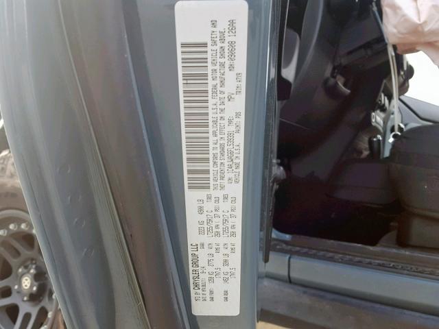 1C4AJWAG6FL539391 - 2015 JEEP WRANGLER S ნაცრისფერი ფოტო 10