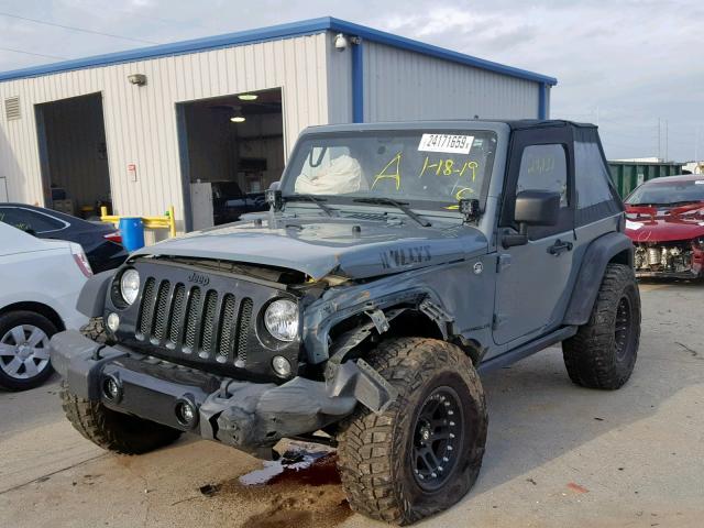 1C4AJWAG6FL539391 - 2015 JEEP WRANGLER S ნაცრისფერი ფოტო 2