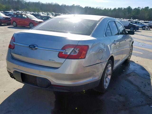 1FAHP2EW4AG148898 - 2010 FORD TAURUS SEL SILVER photo 4