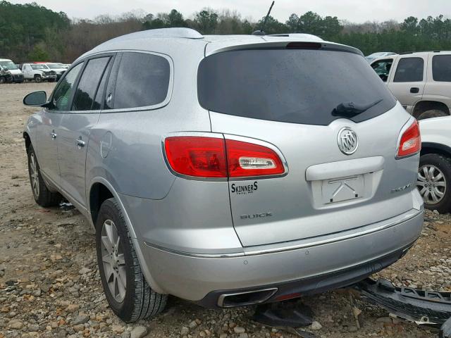 5GAKRBKDXEJ250357 - 2014 BUICK ENCLAVE SILVER photo 3