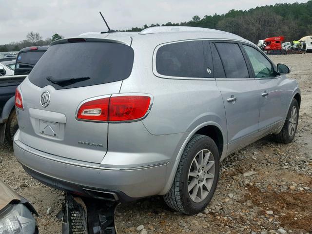 5GAKRBKDXEJ250357 - 2014 BUICK ENCLAVE SILVER photo 4