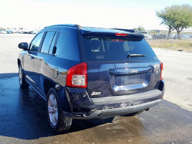 1J4NT1FA5BD138173 - 2011 JEEP COMPASS SP ლურჯი ფოტო 3