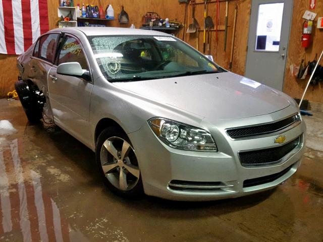 1G1ZC5E0XCF386358 - 2012 CHEVROLET MALIBU 1LT SILVER photo 1