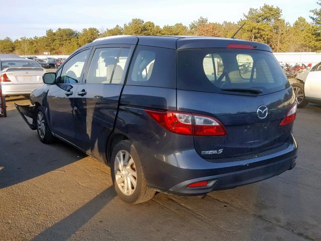 JM1CW2BL0C0111974 - 2012 MAZDA 5 GRAY photo 3