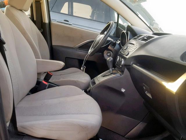 JM1CW2BL0C0111974 - 2012 MAZDA 5 GRAY photo 5