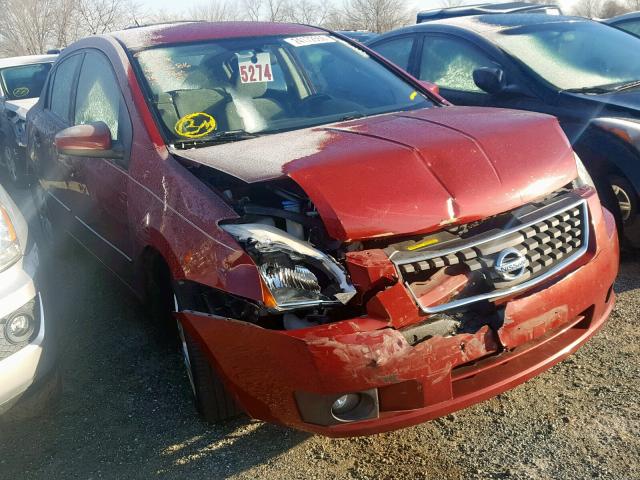 3N1AB61E47L674454 - 2007 NISSAN SENTRA 2.0 BURGUNDY photo 1