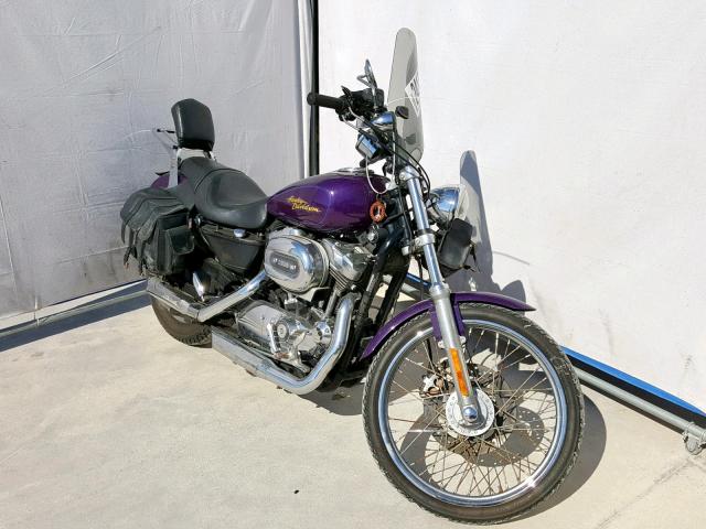 1HD1CT3108K425752 - 2008 HARLEY-DAVIDSON XL1200 C PURPLE photo 1