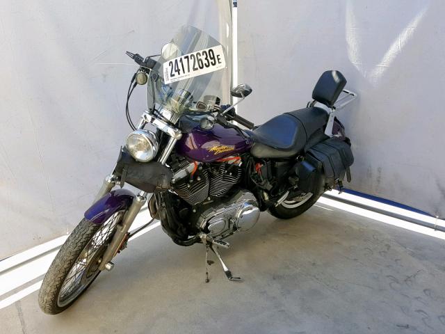 1HD1CT3108K425752 - 2008 HARLEY-DAVIDSON XL1200 C PURPLE photo 2